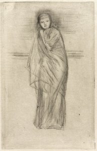 Het Model Rustend, 1870 door James Abbott McNeill Whistler